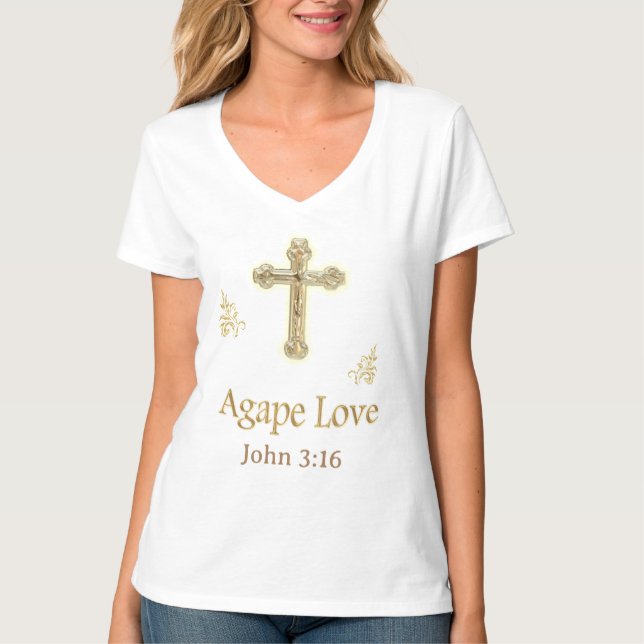 AGAPE KÄRLEK t-shirts (Framsida)