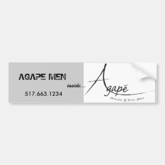 Agape logotypsvart [1], skräddarsy AGAPE MANAR - Bildekal