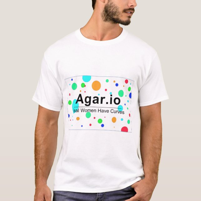 Agar.io-T-tröja T-shirt (Framsida)