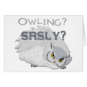 Ägare allvarligt hälsningskort