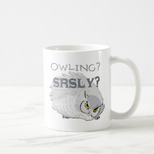 Ägare allvarligt kaffemugg