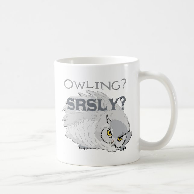 Ägare allvarligt kaffemugg (Höger)