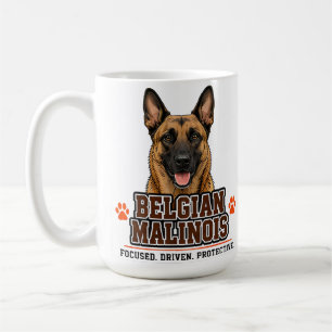 🐾 Ägare av belgisk malinois familjestolthet 🐾 Kaffemugg