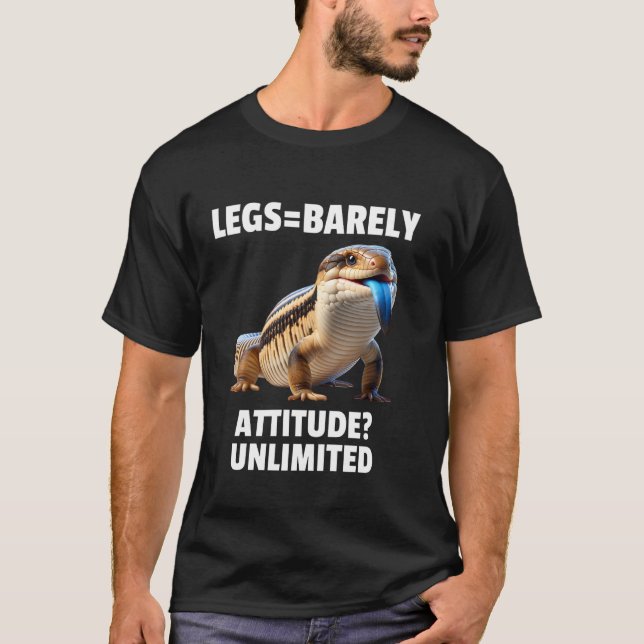 Ägare av blå tung skink t shirt (Framsida)
