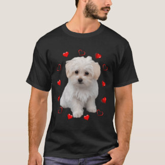 Ägare av hundvalpar i Hund älskare, maltesiska, Hu T Shirt