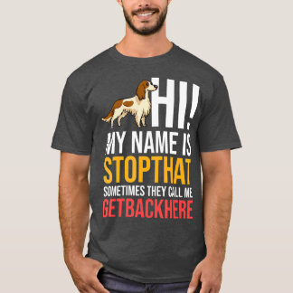 Ägare av irländska Hund för röd och vit bokstav _3 T Shirt