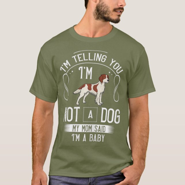 Ägare av irländska röda och vita setter-Hund _19 T Shirt (Framsida)
