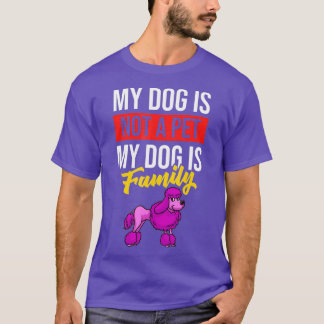 Ägare av valpar av standardtyp Pudel Hund Älskare T Shirt