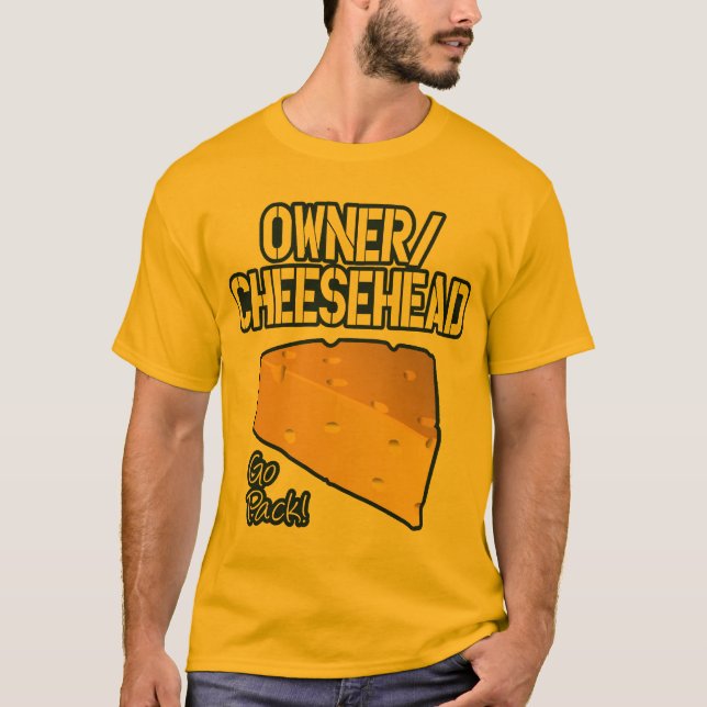 Ägare/Cheesehead T-tröja Tee Shirt (Framsida)