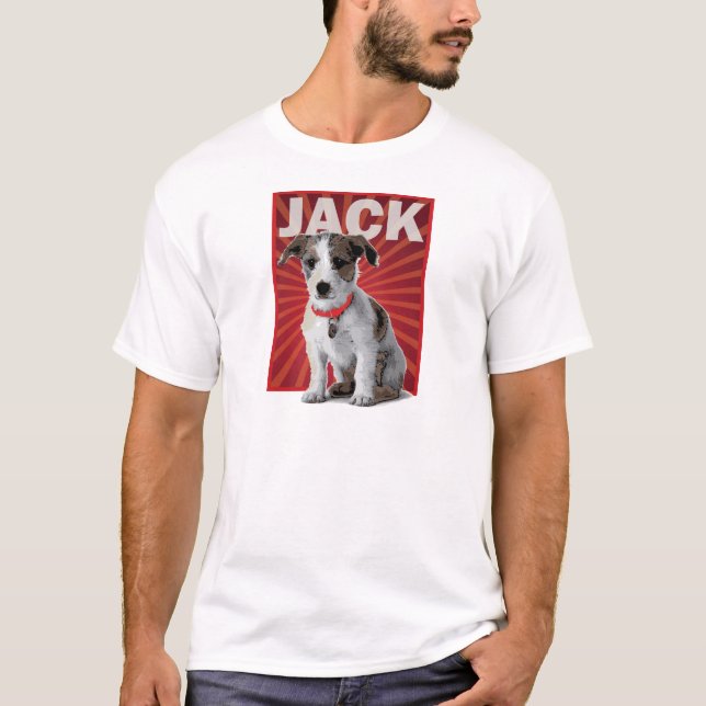 Ägare för husdjur för jackRussell Terrier T-shirt (Framsida)