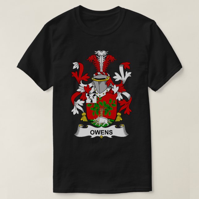 Ägare Jackar Arm Family Crest Premium T Shirt (Design framsida)