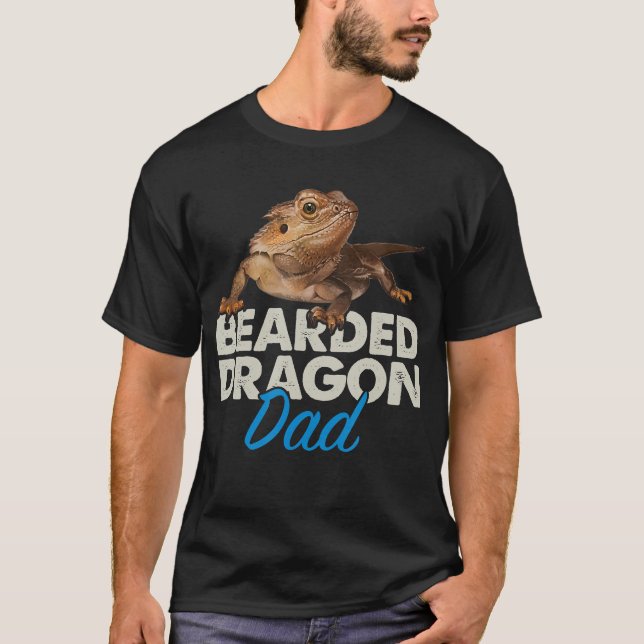 Ägare till armerad dragon Pappa Pet Reptile Lizard T Shirt (Framsida)
