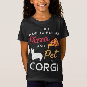 Ägare till Corgi Hund Pizza älskare, julägare T Shirt