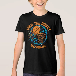 Ägare till Court Basketball T-Shirt - Ring Dreams