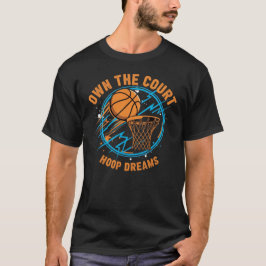 Ägare till Court Basketball T-Shirt - Ring Dreams