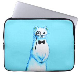 Ägare till Cute ferret mustelid Laptop Fodral