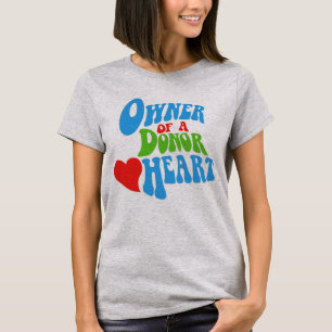 Ägare till donatorhjärta, hjärttransplantationsmot t shirt