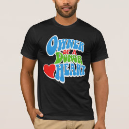 Ägare till donatorhjärta, hjärttransplantationsmot t shirt