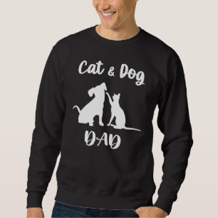 Ägare till katt och Hund Pet Puppy Owner Lång Ärmad Tröja