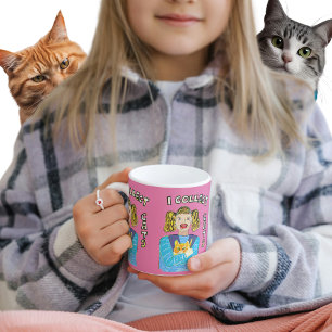 Ägare till kattälskare till kattungar, ny kattunge kaffemugg