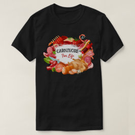 Ägare till Life Zero Carb Kött Eater T Shirt