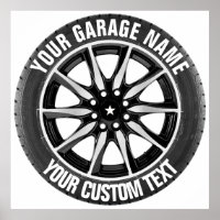 Ägare till reparation av garage eller bil Poster
