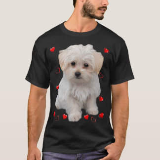 Ägare till valpar i Hund älskare på maltesiska Hun T Shirt