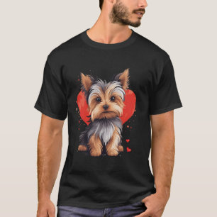 Ägare till Yorkie Mamma Pappa Yorkshire Terrier Hu T Shirt