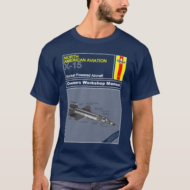 Ägarehandbok - NASA X-15 Tee (Framsida)