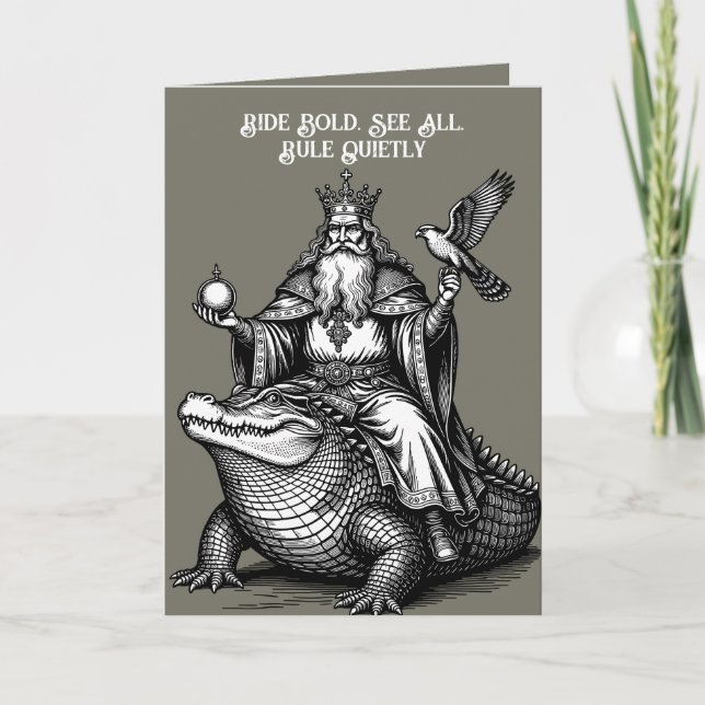 Agares och det Uråldriga Odjuret Kort (Framsida)