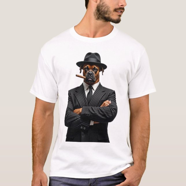 Ägargåva från Knuckles Sammy Boxer Pet T Shirt (Framsida)