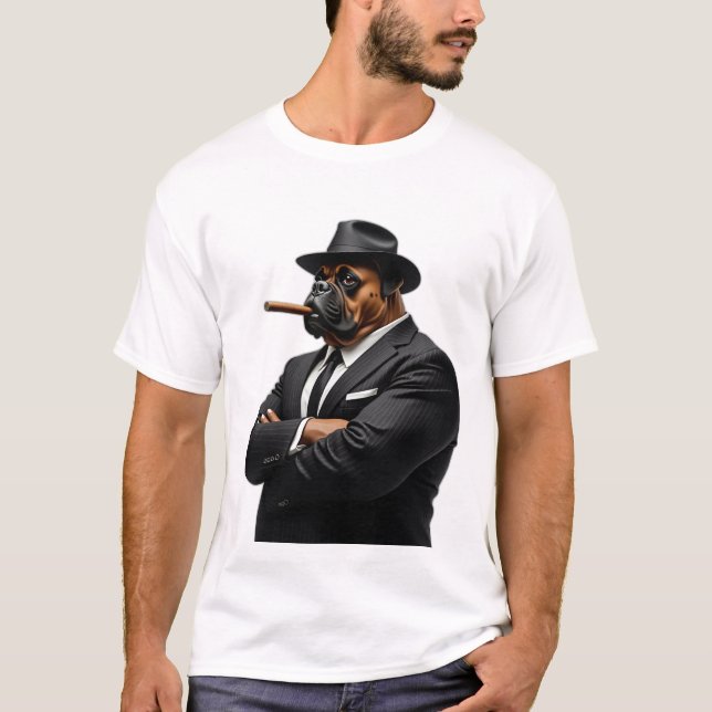 Ägargåva från Knuckles Sammy Boxer Pet T Shirt (Framsida)