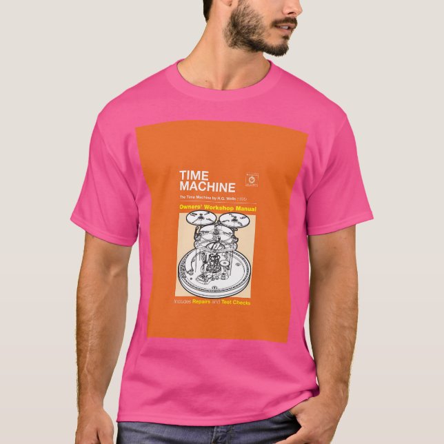 Ägarhandbok - Hg Wells Time Maskin T Shirt (Framsida)