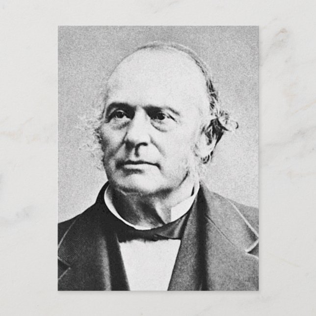 Agassiz ~ Louis Agassiz naturalist Biolog Vykort (Framsida)