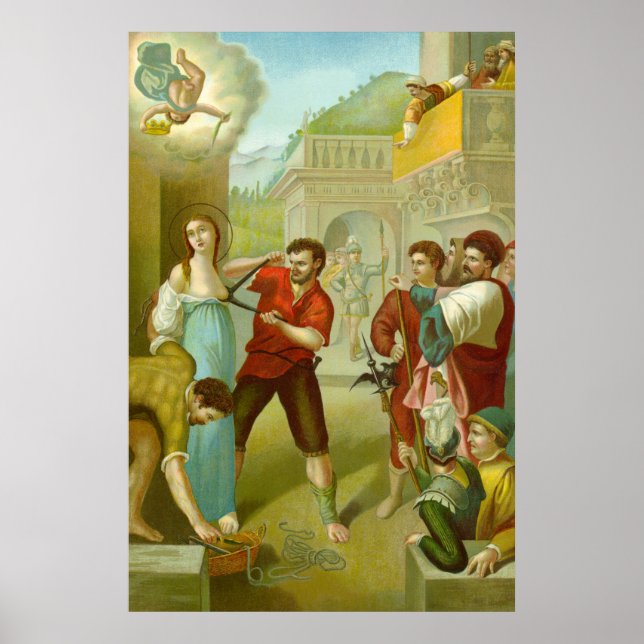 Agatas martyrium (M 003) Poster (Framsidan)