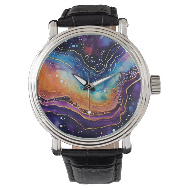 Agate Art Watch Armbandsur (Framsida)