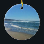 Agate Beach, Oregon Julgransprydnad Keramik<br><div class="desc">Vackra vyer längs Agate Beach nära Newport,  Oregon. Foto taget i september 2013.</div>