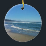 Agate Beach, Oregon Julgransprydnad Keramik<br><div class="desc">Vackra vyer längs Agate Beach nära Newport,  Oregon. Foto taget i september 2013.</div>