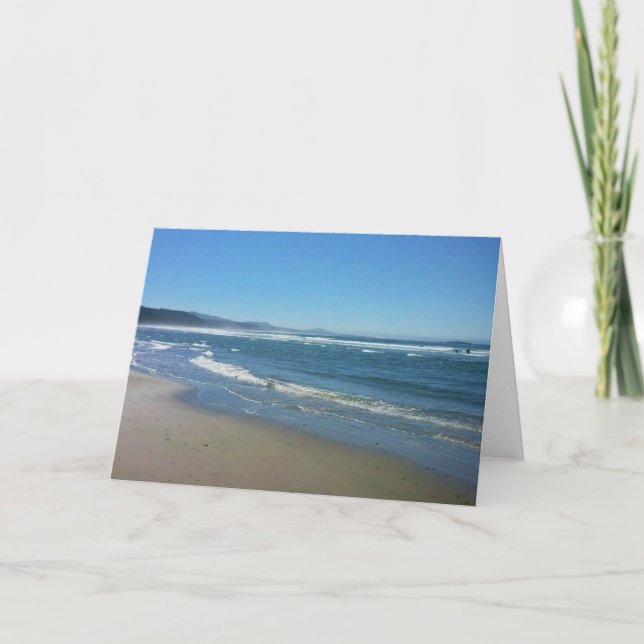 Agate Beach, Oregon Kort (Framsida)