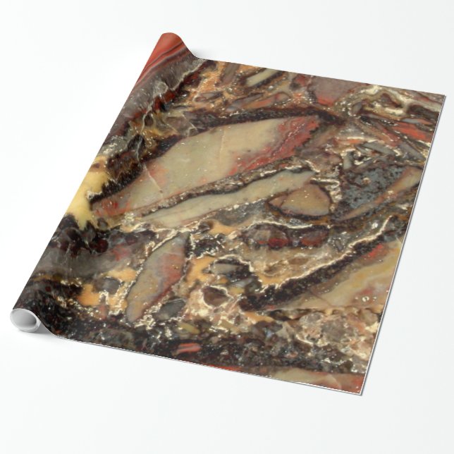 Agate Breccia Presentpapper (Utrullad)