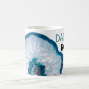 Agate för blått för sten för Lapidary för Kaffemugg