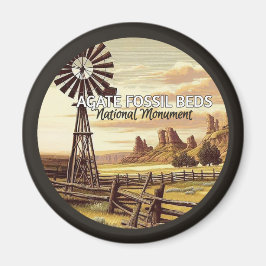 Agate Fossil Beds National Monument Souvenir Magnet