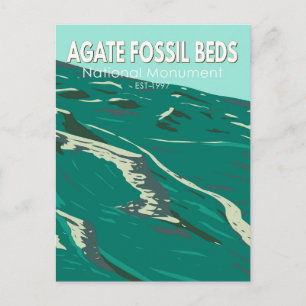 Agate Fossil Beds National Monument Vintage Vykort