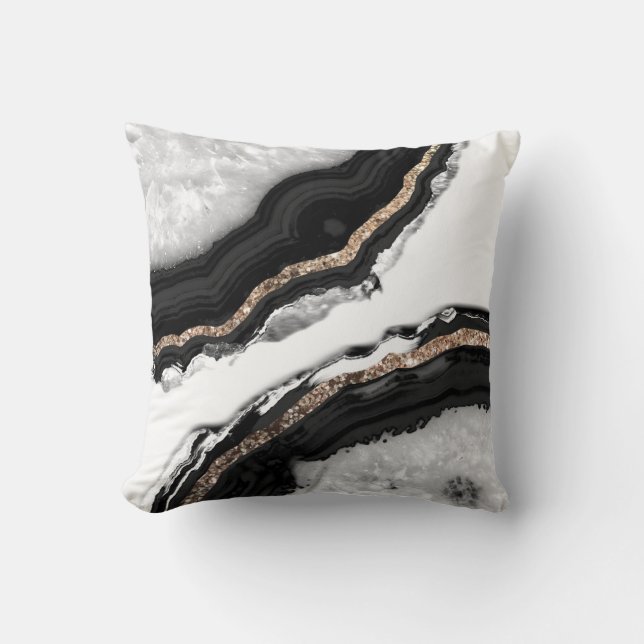 Agate Glitter Glam #2 Kudde (Framsida)