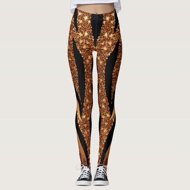 Agate glitter tiger leggings (Framsida)