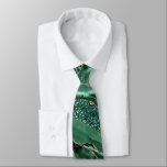 Agate Grönt Guld Emerald Neck Tie Slips<br><div class="desc">Bläddra med Agate Grönt Gemstone Marble Emerald Gnistra Personlig Birthday - Annibröllopet eller Bröllop Ties / Gift - eller lägg till ditt namn - Text - Gör din Speciella gåva - Ändra storlek och flytta eller ta bort och lägg till text/inslag med Anpassning Guld. Utformning efter MIGNED. Se mina andra...</div>