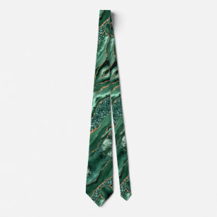 Agate Grönt Guld Glitter Marble Gnistra Emerald Slips