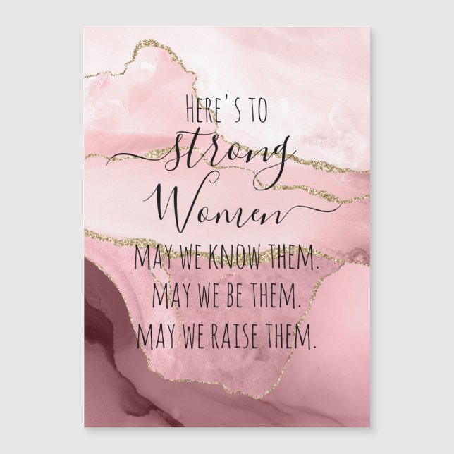  Agate här är för starka kvinnor (Framsida)