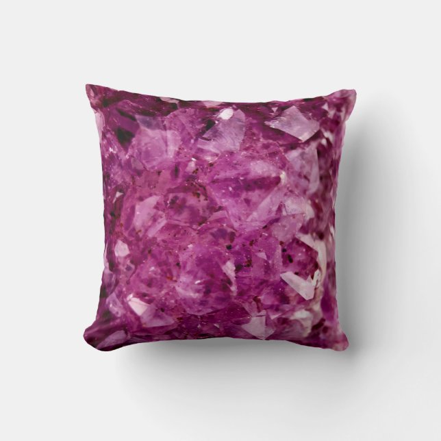 Agate Lila Crystal Kudde (Framsida)