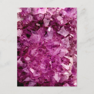 Agate Lila Crystal Vykort